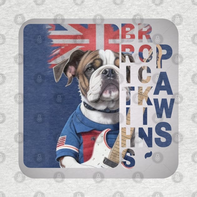 British Style Dog: "British Rockin' Paws" by LionCreativeFashionHubMx